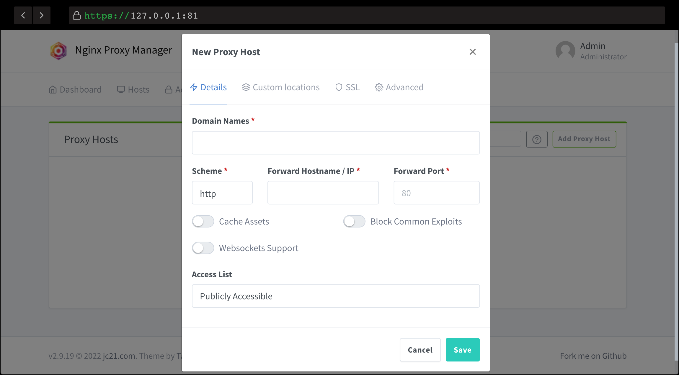 Nginx Proxy Manager 4